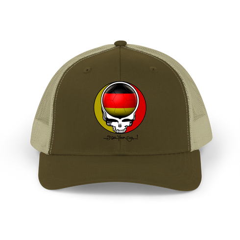 German FIFA Stealie Grateful Dead Trucker Cap