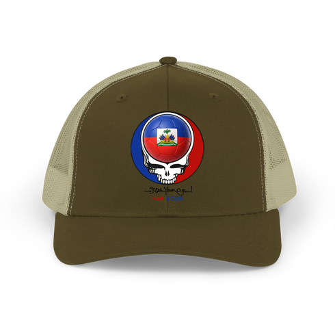 Haiti FIFA Stealie Grateful Dead Trucker Cap