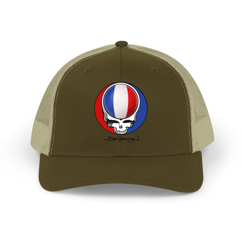 France FIFA World Cup Stealie Grateful Dead Trucker Cap