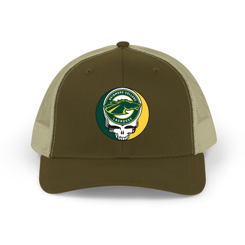 Skidmore Lacrosse Stealie Grateful Dead Trucker Cap