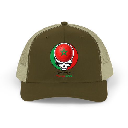 Morocco FIFA World Cup Stealie Grateful Dead Trucker Cap