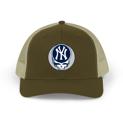 New York Yankees Stealie Grateful Dead Trucker Cap