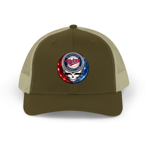 Minnesota Twins Crystal Stealie Stealie Grateful Dead Trucker Cap