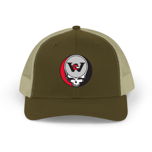 Wesleyan Stealie Grateful Dead Trucker Cap