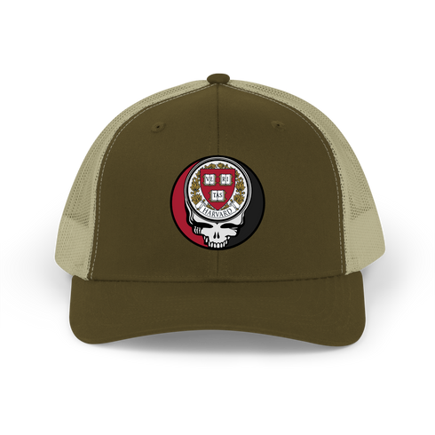 Harvard Stealie Grateful Dead Trucker Cap