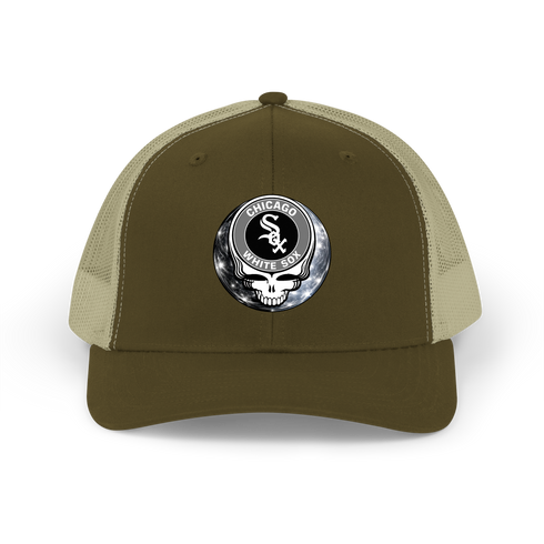 Chicago White Sox Crystal Stealie Stealie Grateful Dead Trucker Cap