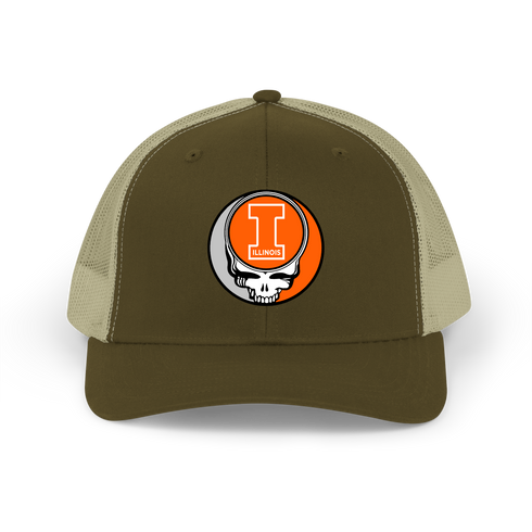 Illinois Stealie Grateful Dead Trucker Cap