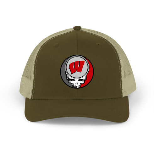 University of Wisconsin Stealie Grateful Dead Trucker Cap