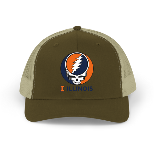 Illinois Stealie Grateful Dead Trucker Cap