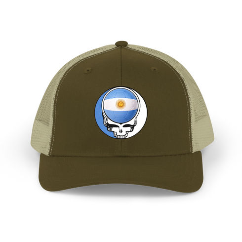 Argentina FIFA World Cup Stealie Grateful Dead Trucker Cap