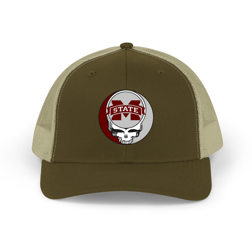 Mississippi State Stealie Grateful Dead Trucker Cap