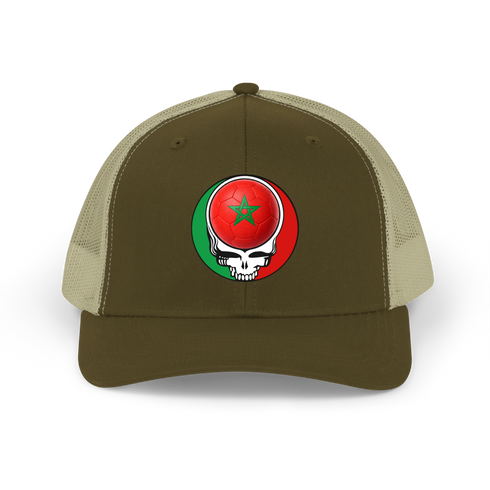 Morocco FIFA World Cup Stealie Grateful Dead Trucker Cap