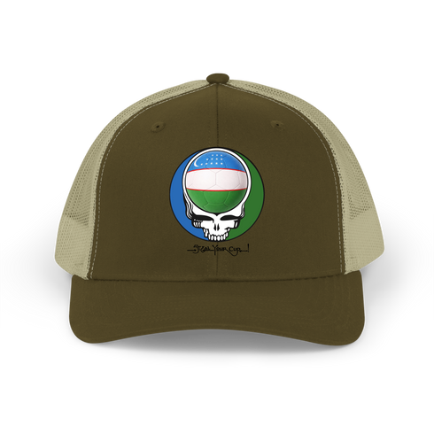 Uzbekistan FIFA World Cup Stealie Grateful Dead Trucker Cap