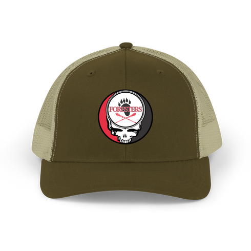 Lake Forest Lacrosse Stealie Grateful Dead Trucker Cap