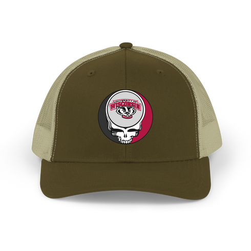University of Wisconsin Stealie Grateful Dead Trucker Cap