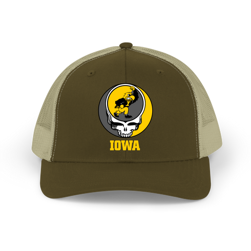 University of Iowa Stealie Grateful Dead Trucker Cap