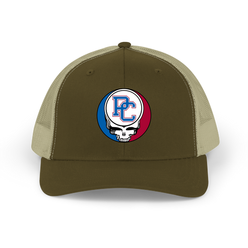 Presbyterian College Stealie Grateful Dead Trucker Cap