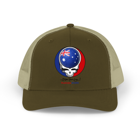 Australia FIFA World Cup Stealie Grateful Dead Trucker Cap