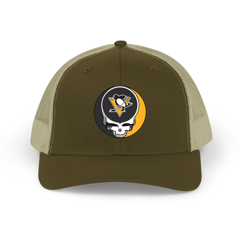 Pittsburgh Penguins Stealie Grateful Dead Trucker Cap