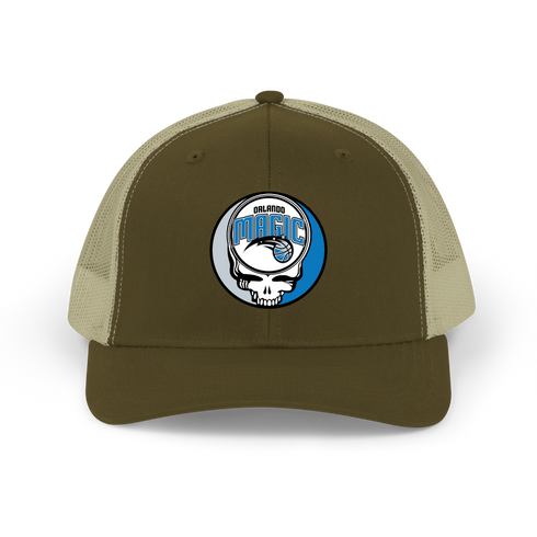 Orlando Magic Stealie Grateful Dead Trucker Cap
