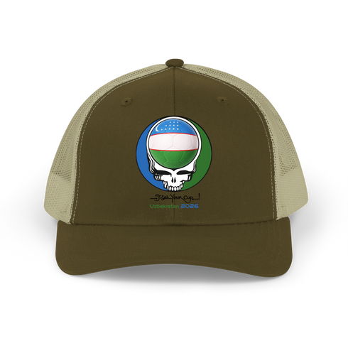 Uzbekistan FIFA World Cup Stealie Grateful Dead Trucker Cap