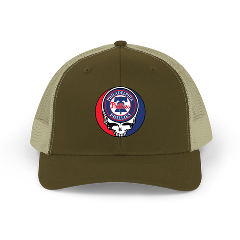 Philadelphia Philles Stealie Grateful Dead Trucker Cap