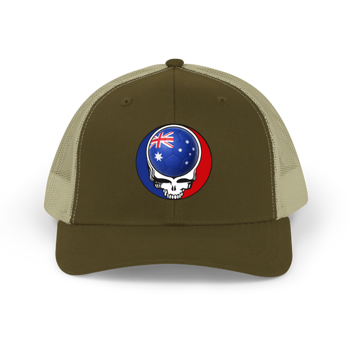 Australia FIFA World Cup Stealie Grateful Dead Trucker Cap