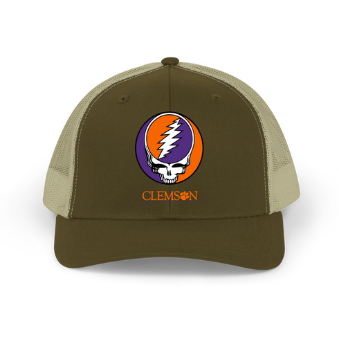 Clemson Stealie Grateful Dead Trucker Cap