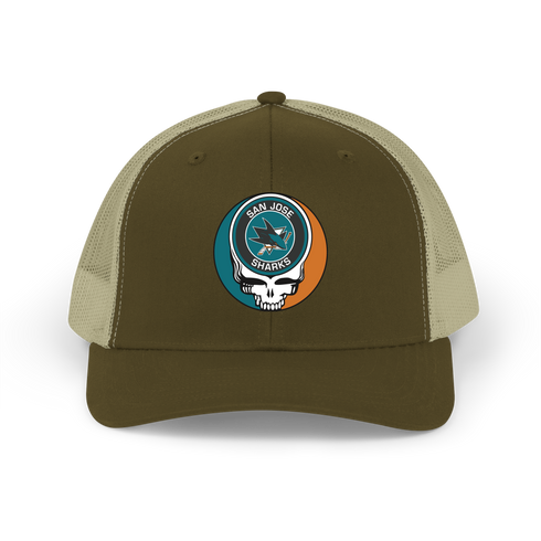 San Jose Sharks Stealie Grateful Dead Trucker Cap