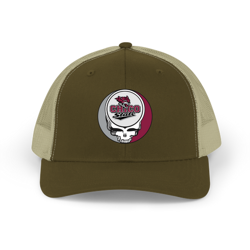 Chico State Stealie Grateful Dead Trucker Cap
