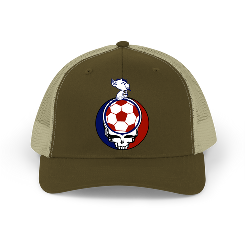 Depaul Billy Blue Stealie Grateful Dead Trucker Cap