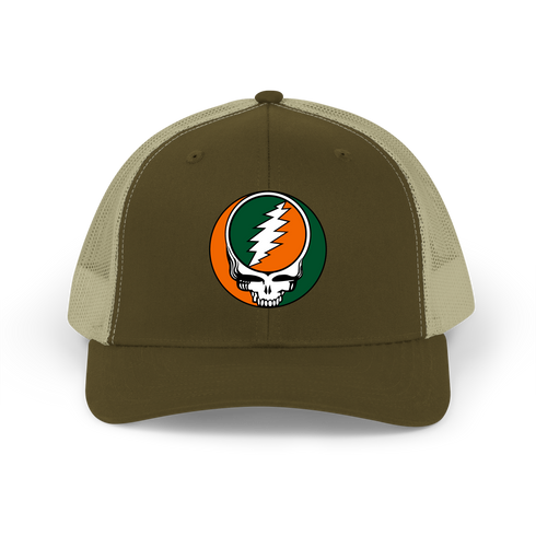 University of Miami Stealie Grateful Dead Trucker Cap