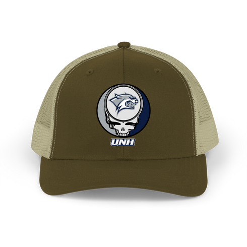 University of New Hampshire Stealie Grateful Dead Trucker Cap