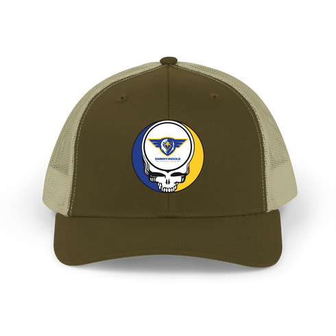 Embry Riddle Stealie Grateful Dead Trucker Cap
