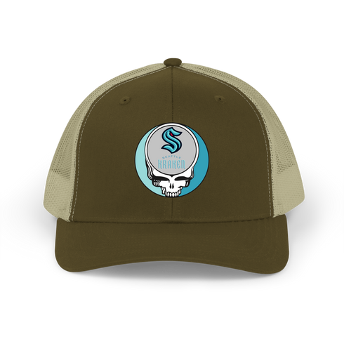 Seattle Kraken Stealie Grateful Dead Trucker Cap