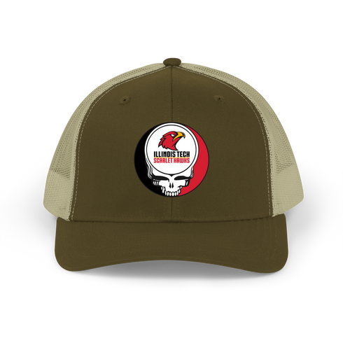 Illinois Tech Stealie Grateful Dead Trucker Cap