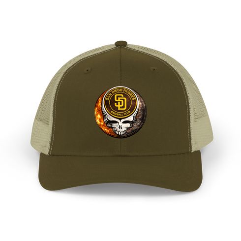 San Diego Padres Crystal Stealie Grateful Dead Trucker Cap