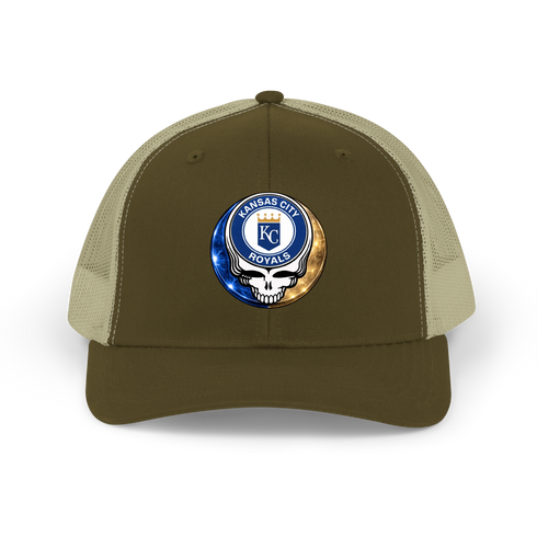 Kansas City Royals Crystal Stealie Stealie Grateful Dead Trucker Cap