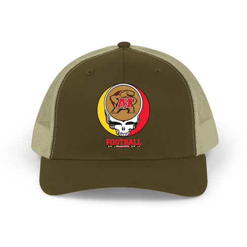 Maryland Football Stealie Grateful Dead Trucker Cap