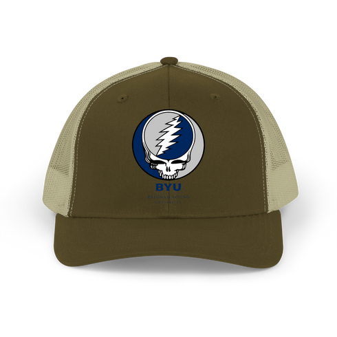 BYU Stealie Grateful Dead Trucker Cap