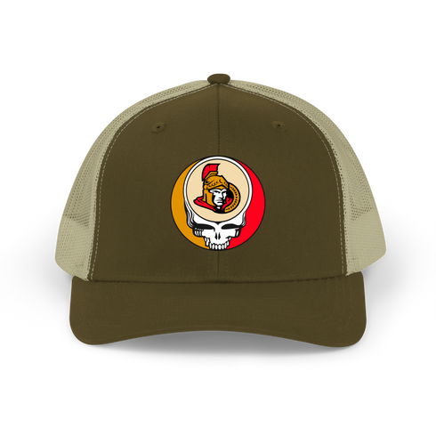 Ottawa Senators Stealie Grateful Dead Trucker Cap