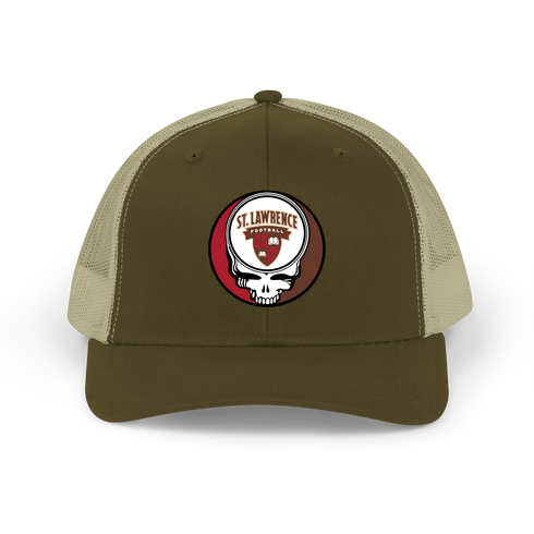 St Lawrence Football Stealie Grateful Dead Trucker Cap