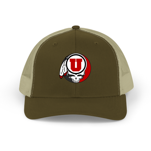 University of Utah Stealie Grateful Dead Trucker Cap