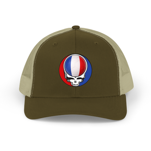 France FIFA World Cup Stealie Grateful Dead Trucker Cap