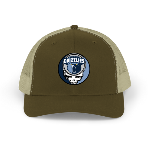 Grizzlies Stealie Grateful Dead Trucker Cap