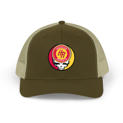 Houston Rockets Stealie Grateful Dead Trucker Cap