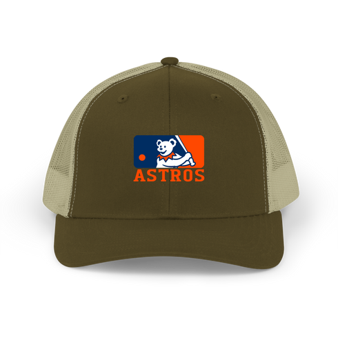 Houston Astros Logo Stealie Grateful Dead Trucker Cap