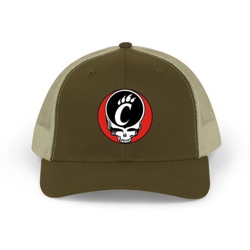 University of Cincinnati Stealie Grateful Dead Trucker Cap