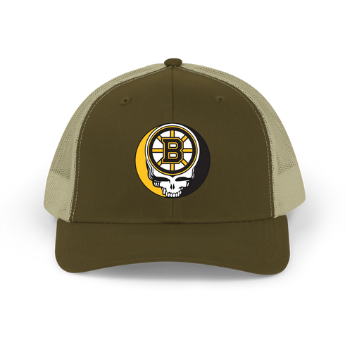 Boston bruins Stealie Grateful Dead Trucker Cap