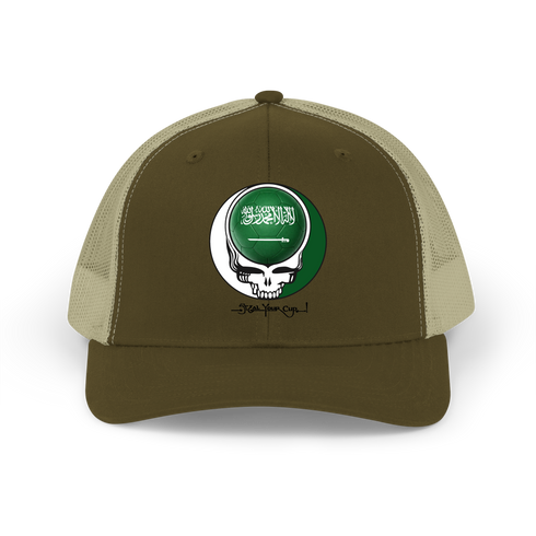 Saudi Arabia FIFA World Cup Stealie Grateful Dead Trucker Cap